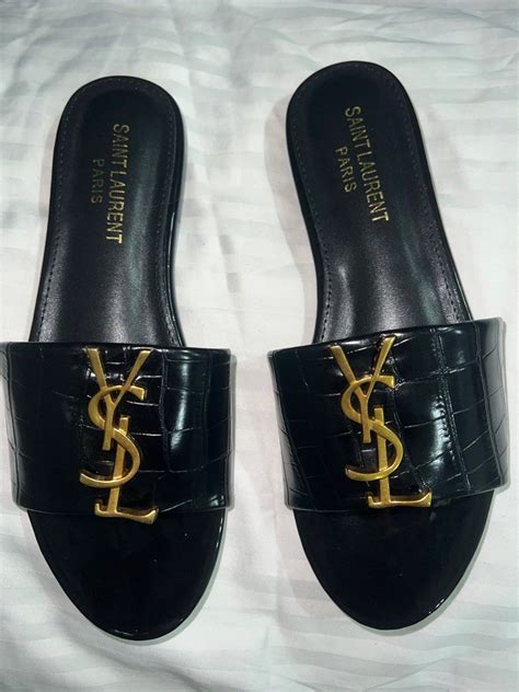 fake ysl slides|boden YSL tribute slides.